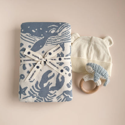 Blanket Nautical Cotton Baby Gift